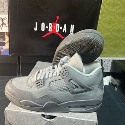 Jordan 4’s Smoke, Gray, Wet Cement Size 8m 