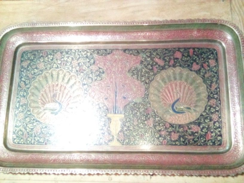 Antique Brass Tray