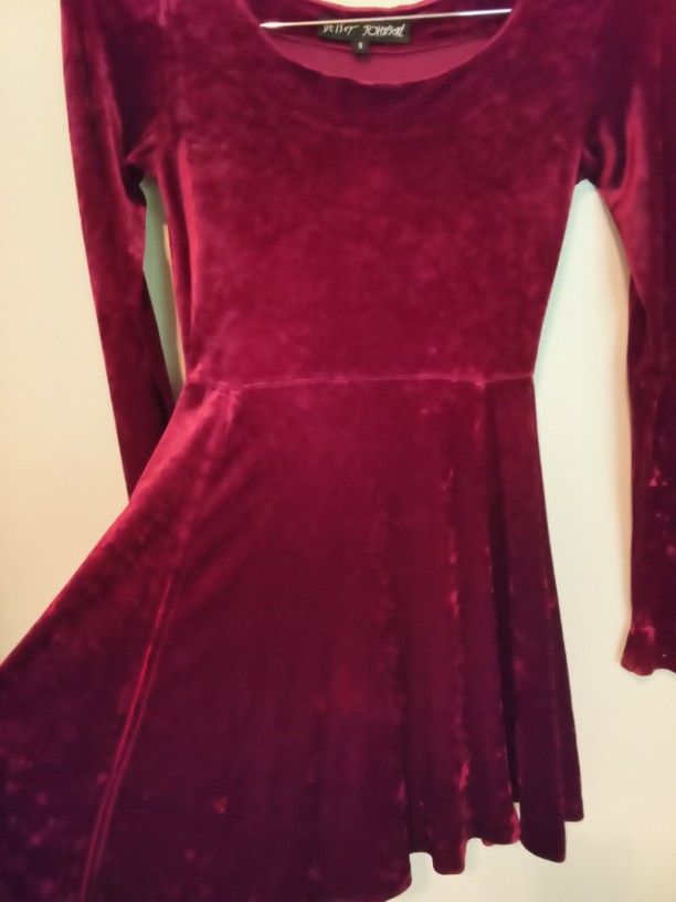 Betsy Johnson Vintage Velvet Dress