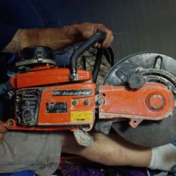 Tanaka Pro-Force ECH-120 Gasoline Gas Powered Concrete Saw, Used