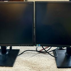 2 Samsung S22E450D Monitors 