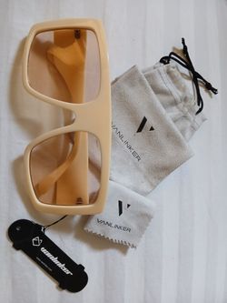 Vanlinker Sunglasses Brand New Beige 💎 Moda Euro Fashion 🔥 Pure Fresh Style