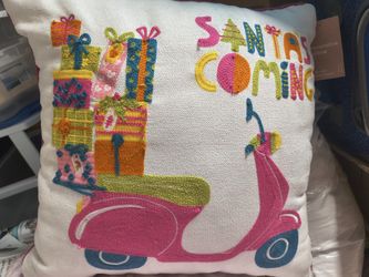 Santa's Coming Pillow