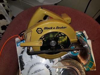 Black and Decker circular saw
