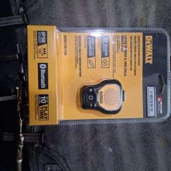 (New) DeWalt Jobsite Wearable BT Speaker
