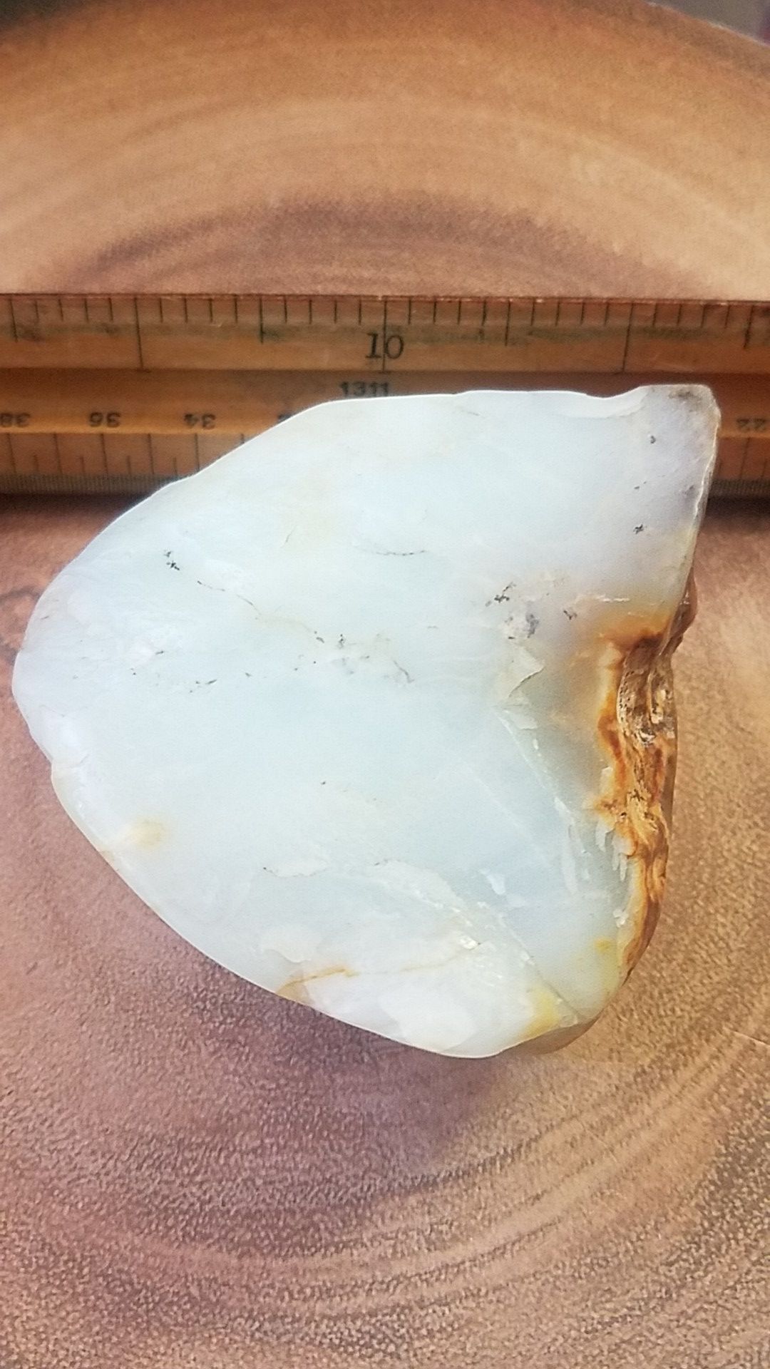 Chunk of rare Larimar stone