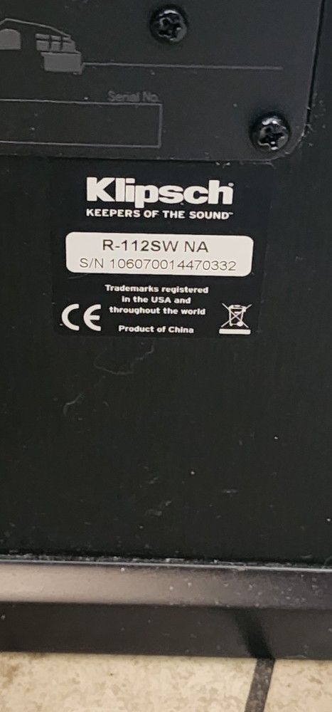 Klipsch SPEAKER ONLY