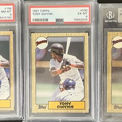 PADRES GRADED CARDS: Gwynn, Ozzie, Alomar, McCovey