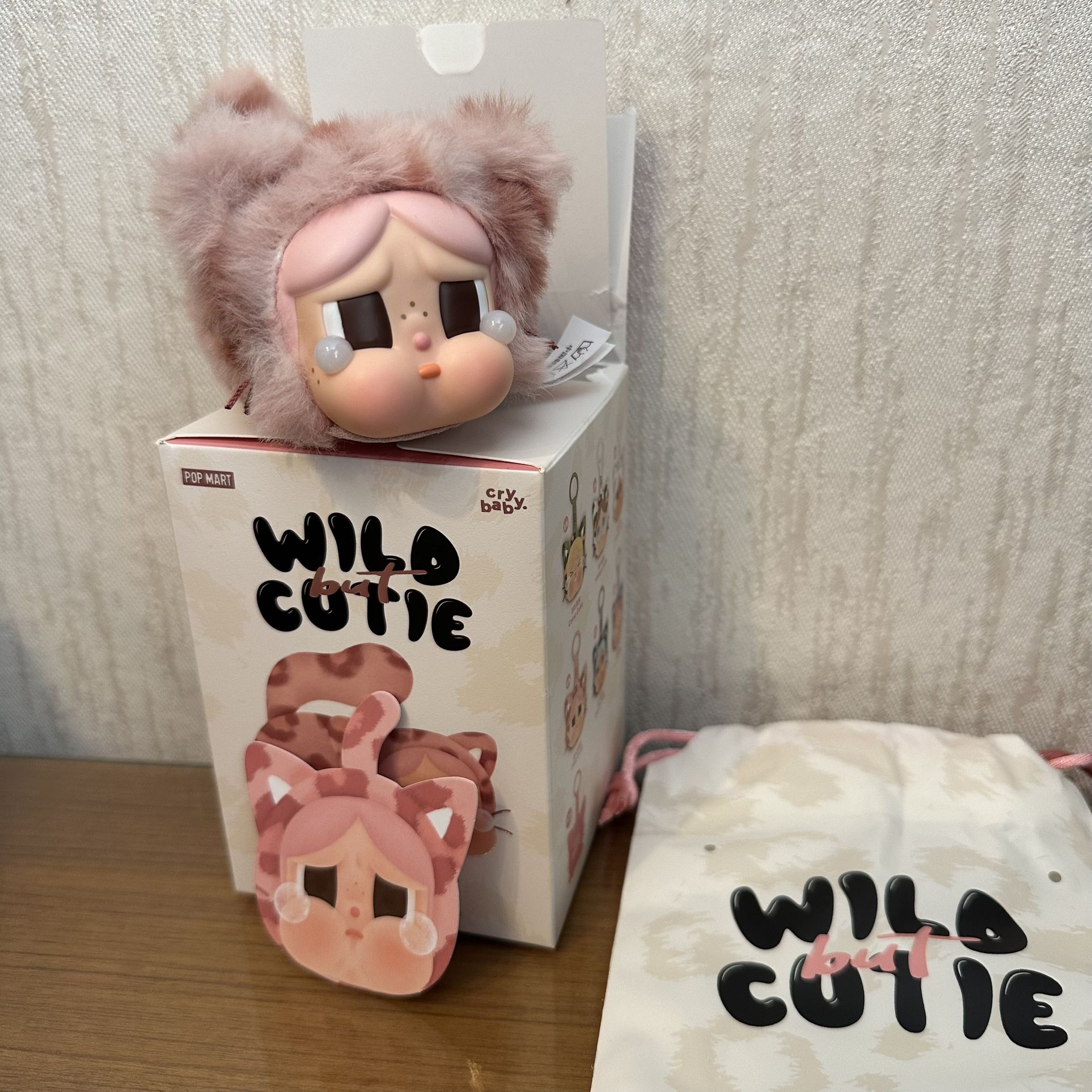 Wild But Cutie Pink Cutie Pop Mart Cry Baby