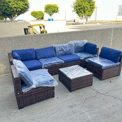 7pc Outdoor Patio Furniture Set 