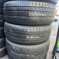 275/55R20 Bridgestone Set Of Used Tires Great Condition Installed And Balanced