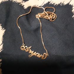 Sterling Silver Name Necklace 
