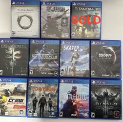 PS4 Games – $10 Each (Choose From List)