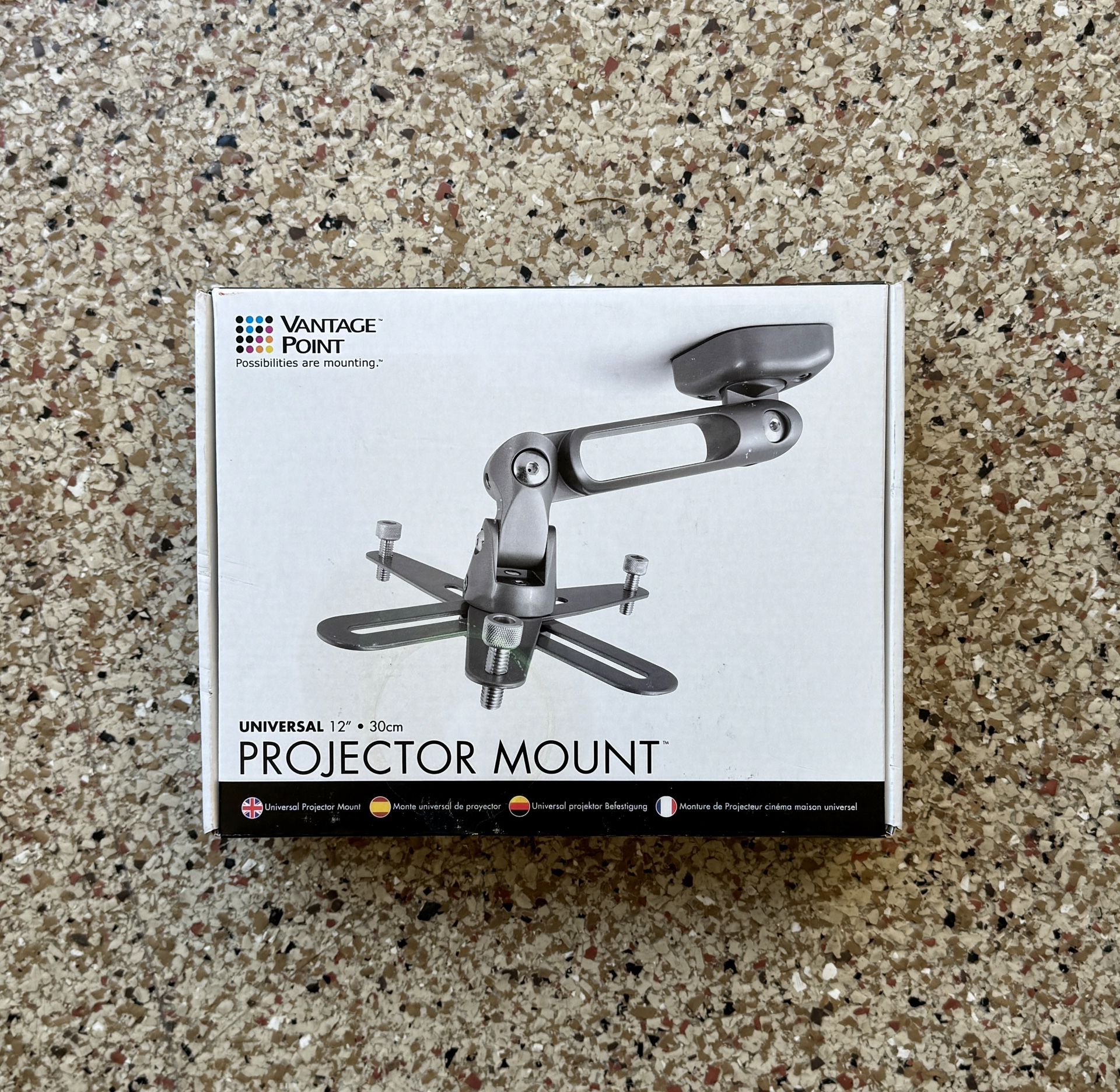 Projector Mount Universal 12” Vantage Point – Heavy...