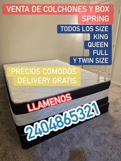 Venta de colchones y box spring