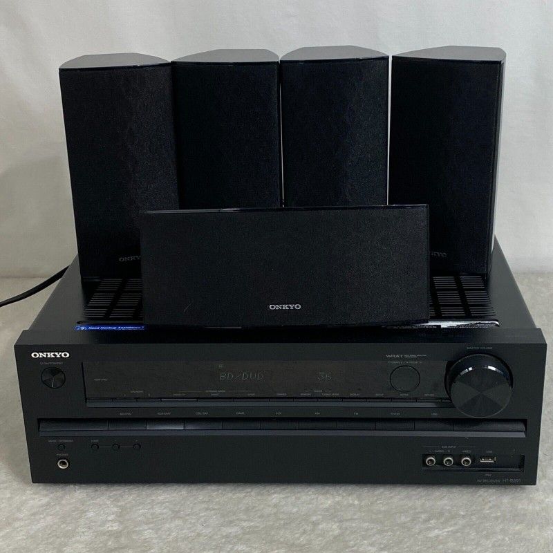 Onkyo HT‑R391 5.1 Home‑Theater System — Receiver + Speakers + Subwoofer