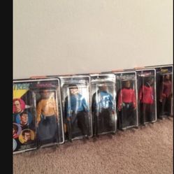 Mego 1974 Original Star Trek Figures  ALL 6  Figures  In The Original  Sealed unopened packages