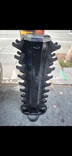 Hampton dumbells rack