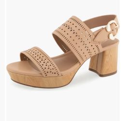 Aerosoles Camera Perforated Slingback Platform Sandal (Women)