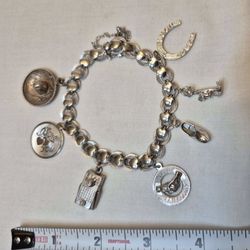 Sterling Silver Charm Bracelet **READ BELOW (Johnstown Ohio)