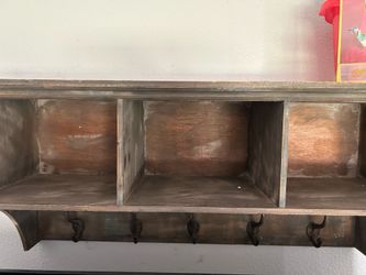 Solid wood shelf