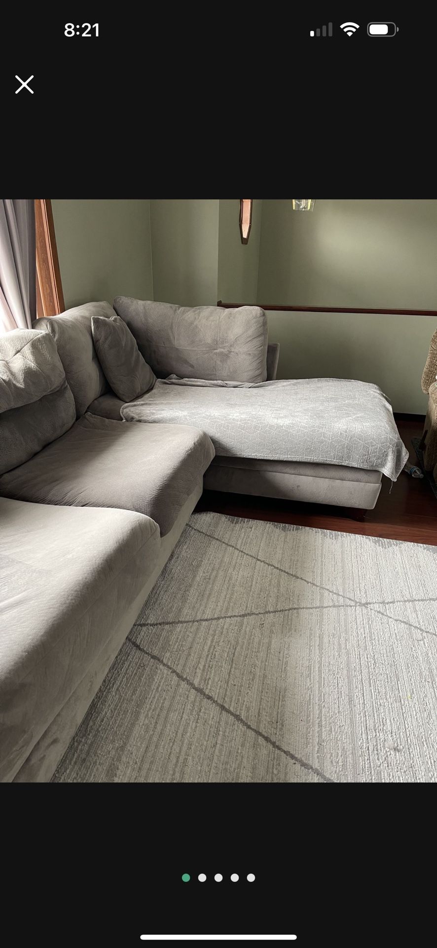 Gray Sectional Couch