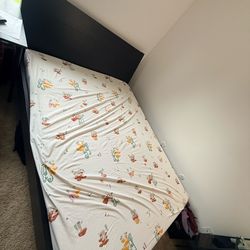 Queen Size Ikea Bed frame with mattress