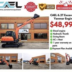 WHOLESALE PRICE BRAND NEW 6.2T EXCAVATOR Kubota Engine