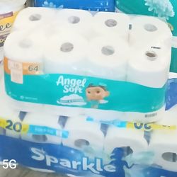 Paper towels and toliet paper