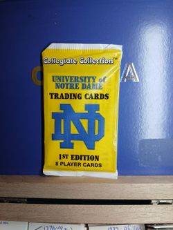 Notre Dame Collegiate Collection 1st Edition Trading Card Pack