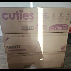 Size 7  3boxes 240diapers Firm Price 50.00 PickUP Only