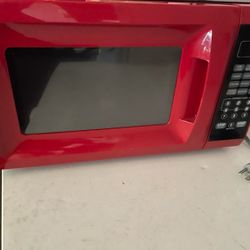 Red Microwave 