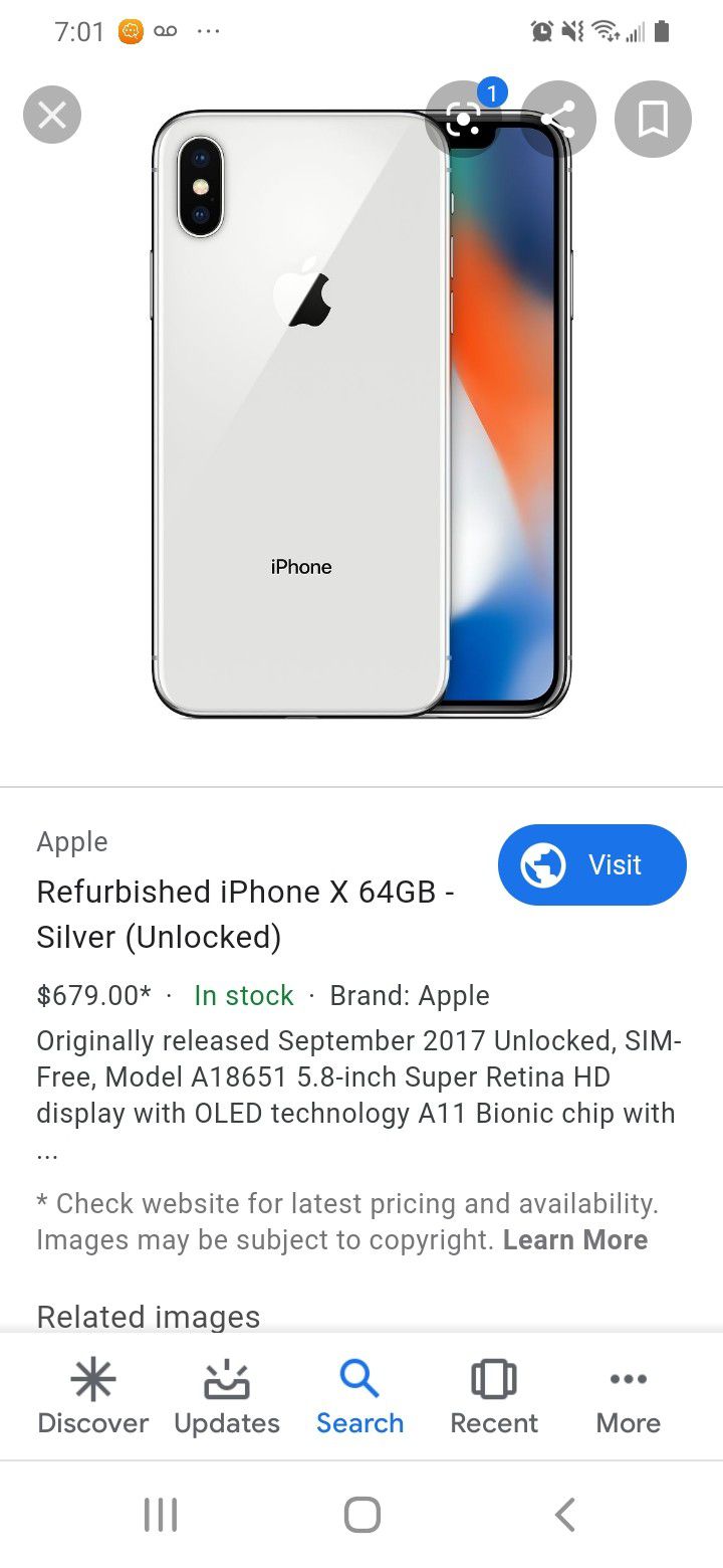 iPhone X at&t (300obo) cab be unlocked to another carrier.