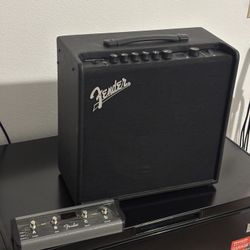 Fender Mustang LT50 Guitar Amp with Footswitch
