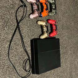 PS4 and controllers