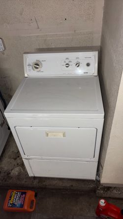 Washers and a dryer