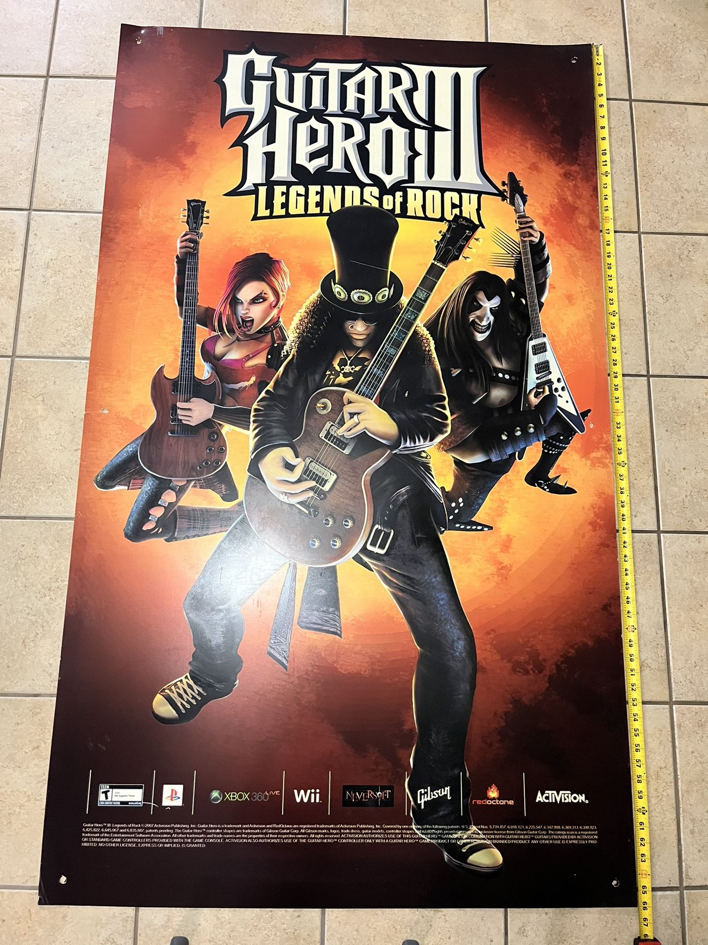 Guitar Hero 2 Poster 39x66
