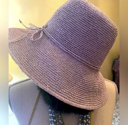 NWOT Elegant Purple Women's Sun Hat