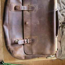 Kattee Leather Messenger Bag