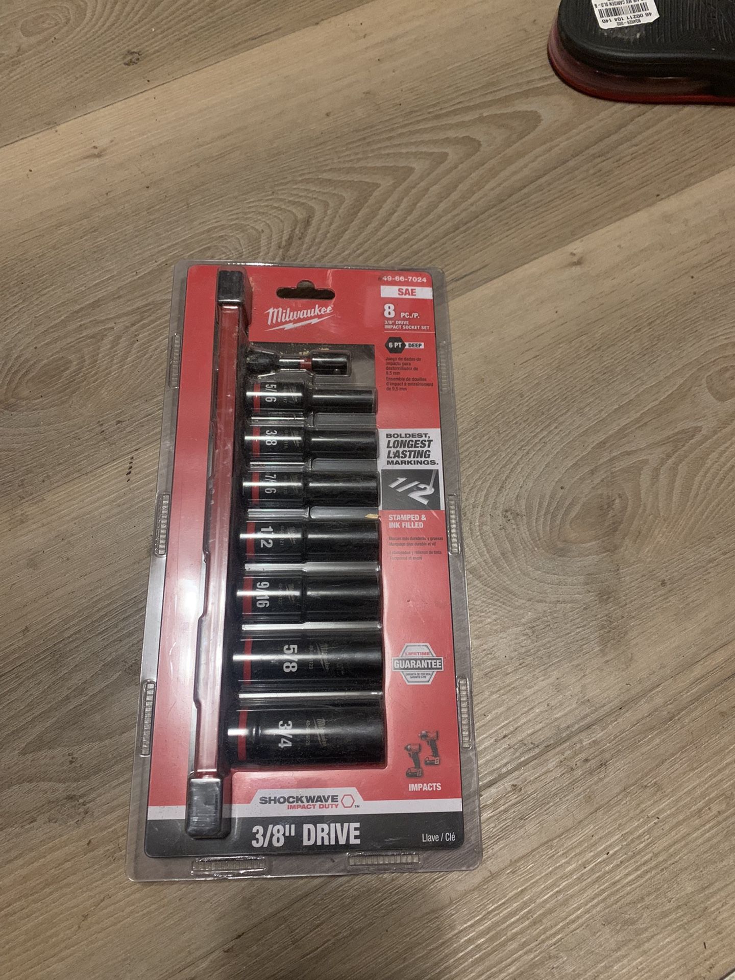 Milwaukee 3/8 drive sockets Set