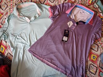 His and her golf polos