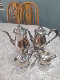 Silver-Plated Tea and Coffee Service Set