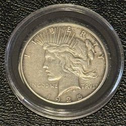 1925-P Peace Silver Dollar/ Choice to Gem. 