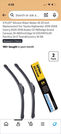 Windshield wipers - 20 x 26