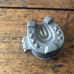 Vintage Pewter Horseshoe Good Luck Ice Cream Mold