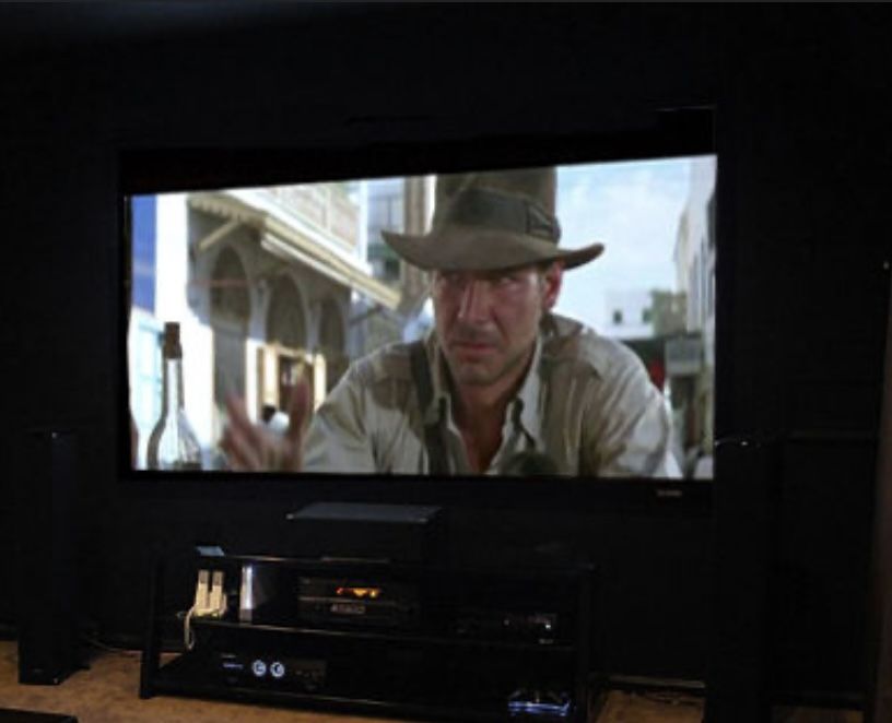 HD Movie Theater Projector and 120” HD Screen 