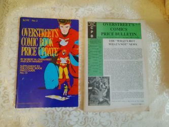 Vintage Overstreet Comic Book Price Guides - No#2 & Spring 1990 No#6 - 3- Piece Lot