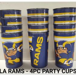 LA RAMS - 4PC PARTY CUPS Sets