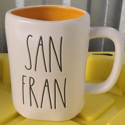 Rae Dunn SAN FRAN San  Francisco Coffee Mug W/Golden Gate Bridge