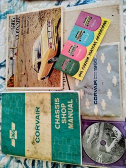 1965 corvair rare literature